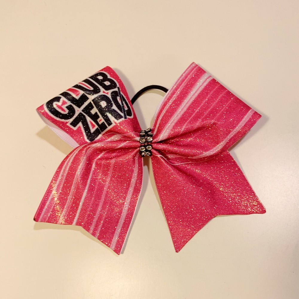 Club Zero Glitter Cheer Bow